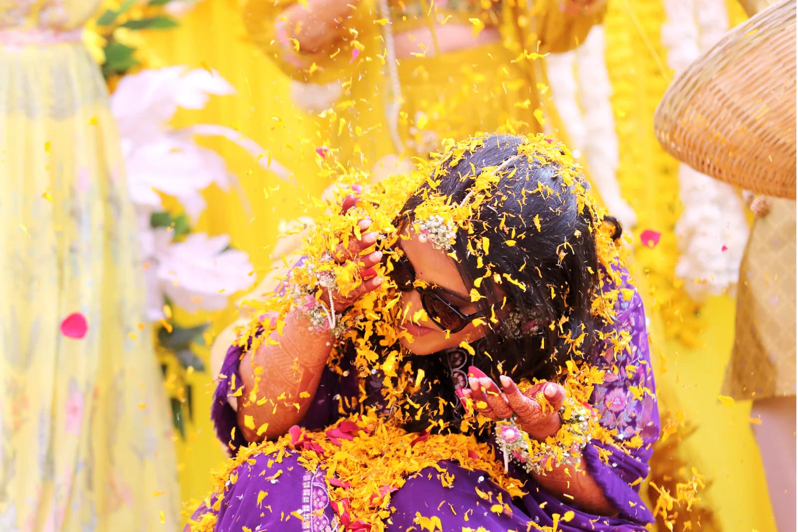 Haldi ceremony celebrations at Sinclairs Gangtok