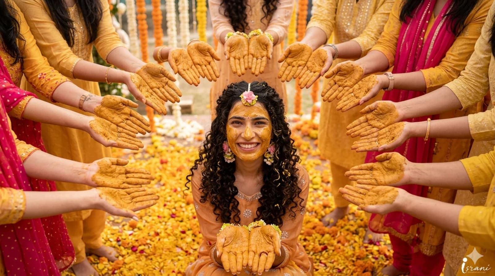 Haldi ceremony celebrations at Sinclairs Siliguri